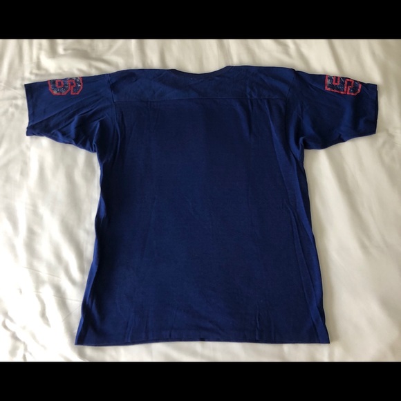 Vintage Champion NY Giants V-Neck Jersey XL- RARE! - Picture 5 of 5